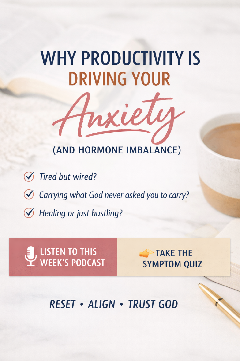 Why Productivity Is Driving Your Anxiety (And Hormone Imbalance)