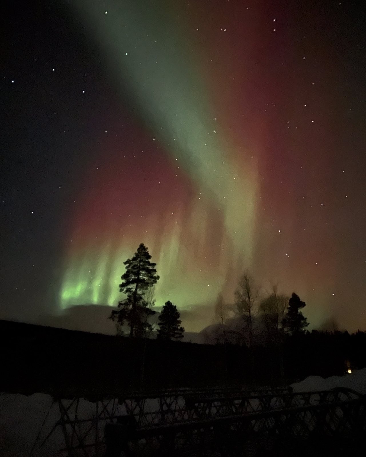 Northern Lights in Tromsø, Norway.