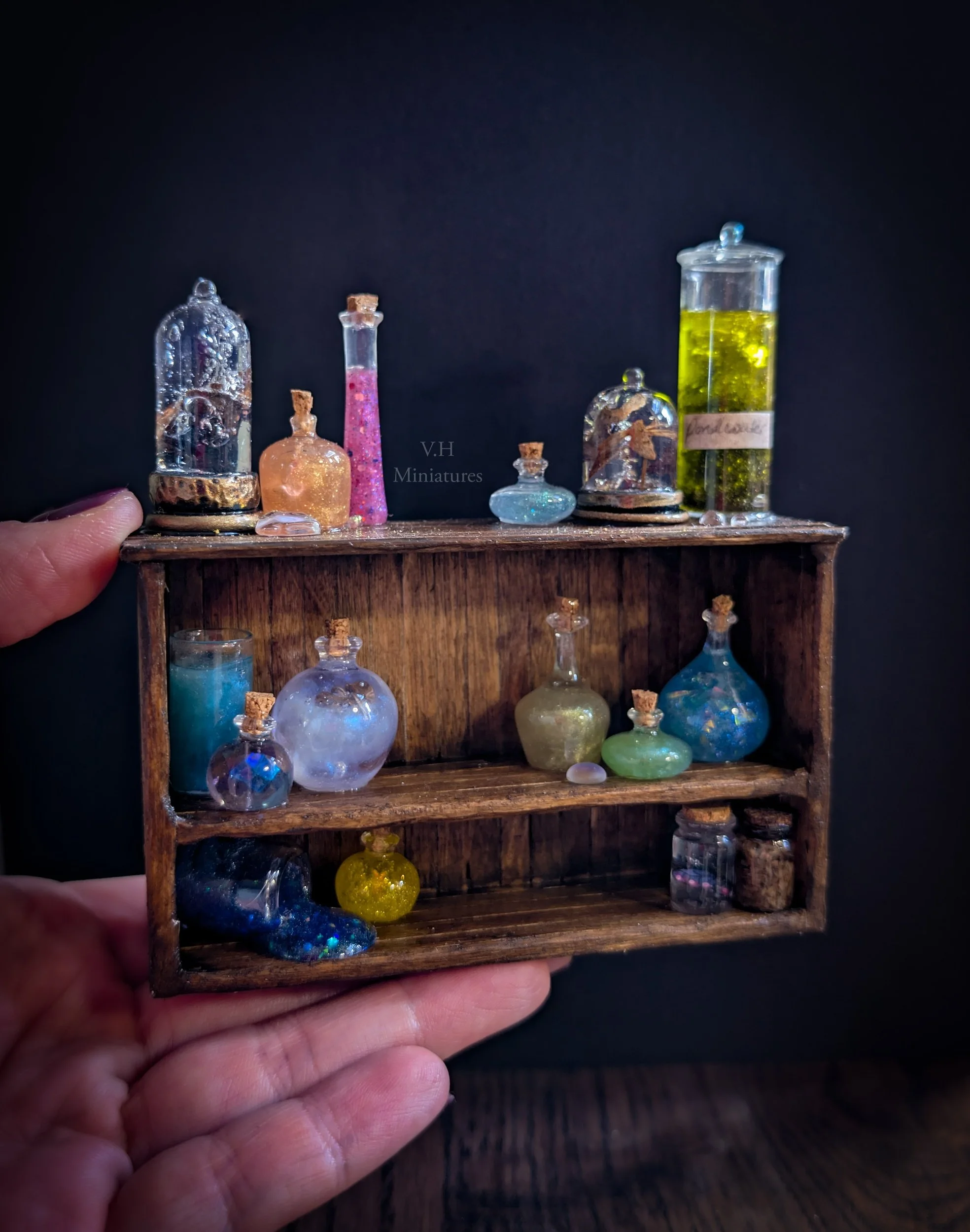 1/12TH Witch's Potion Shelves