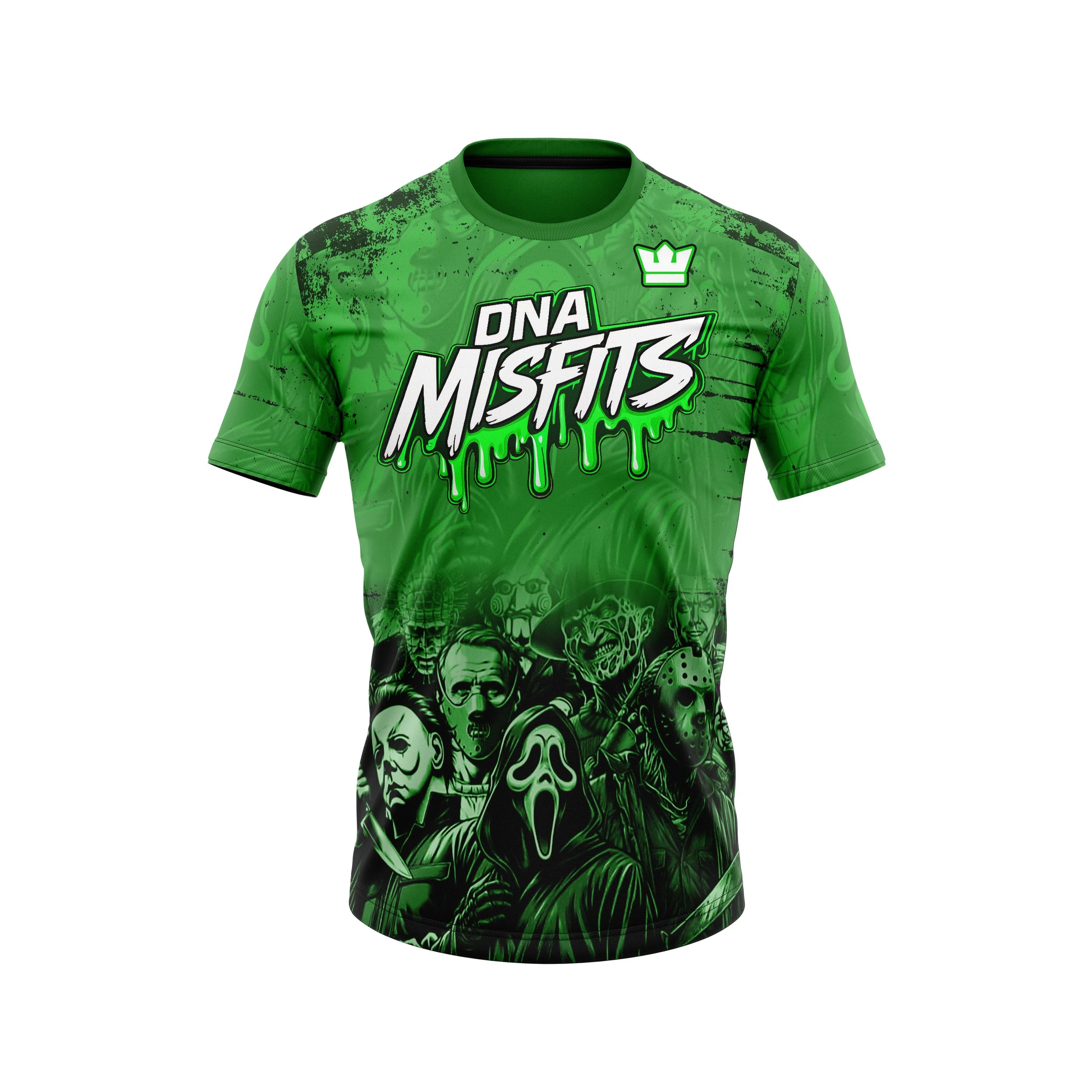 DNA Misfits Green Horror T Shirt