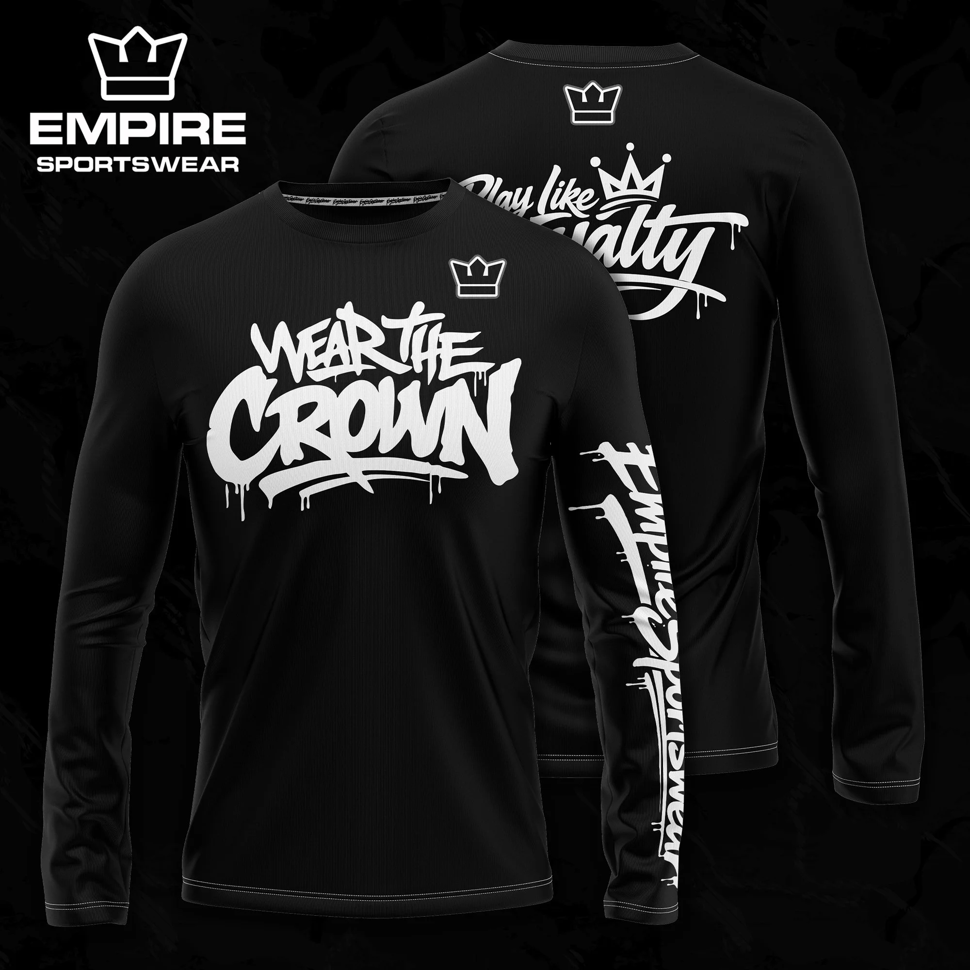 Wear the Crown - Black Long Sleeve