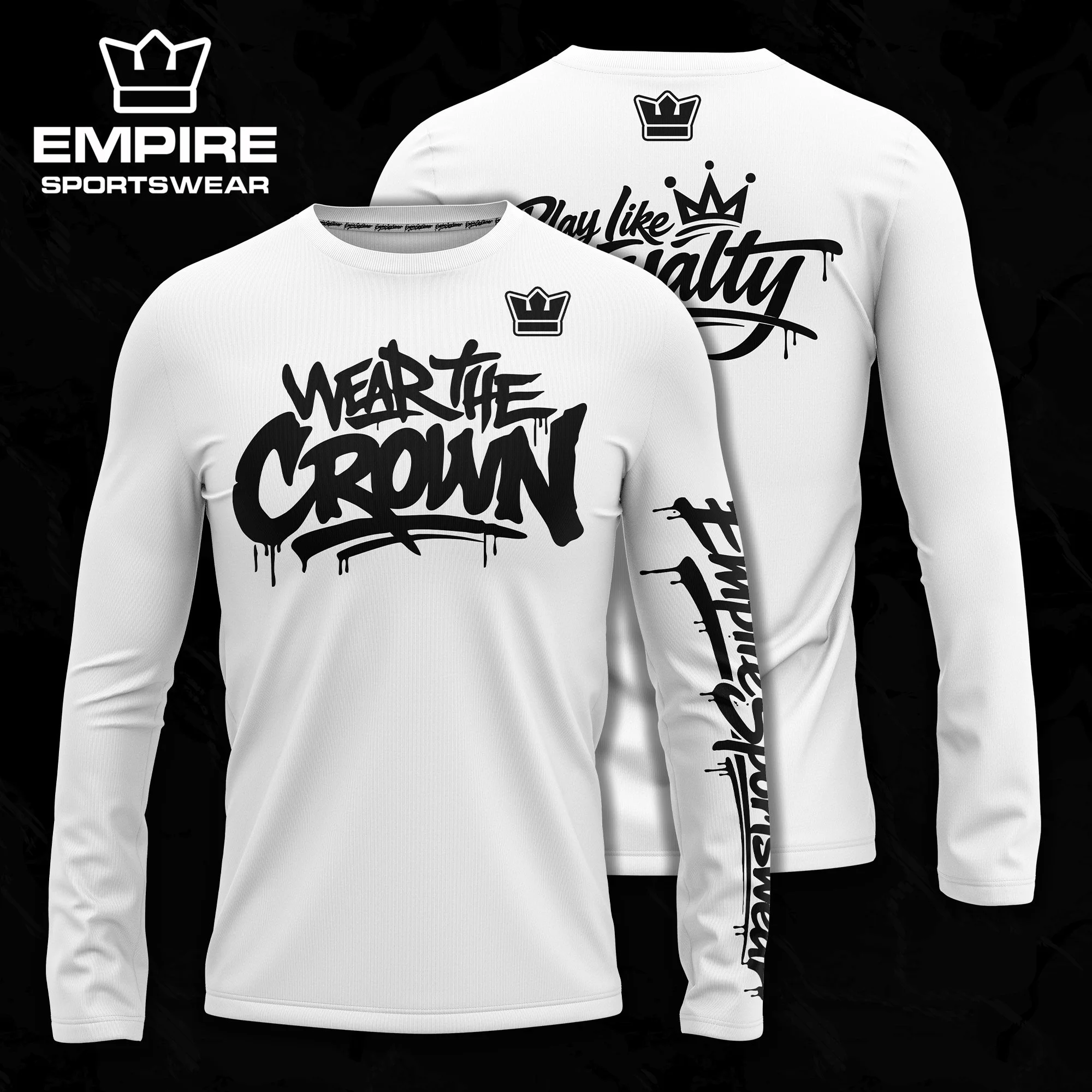 Wear the Crown - White Long Sleeve