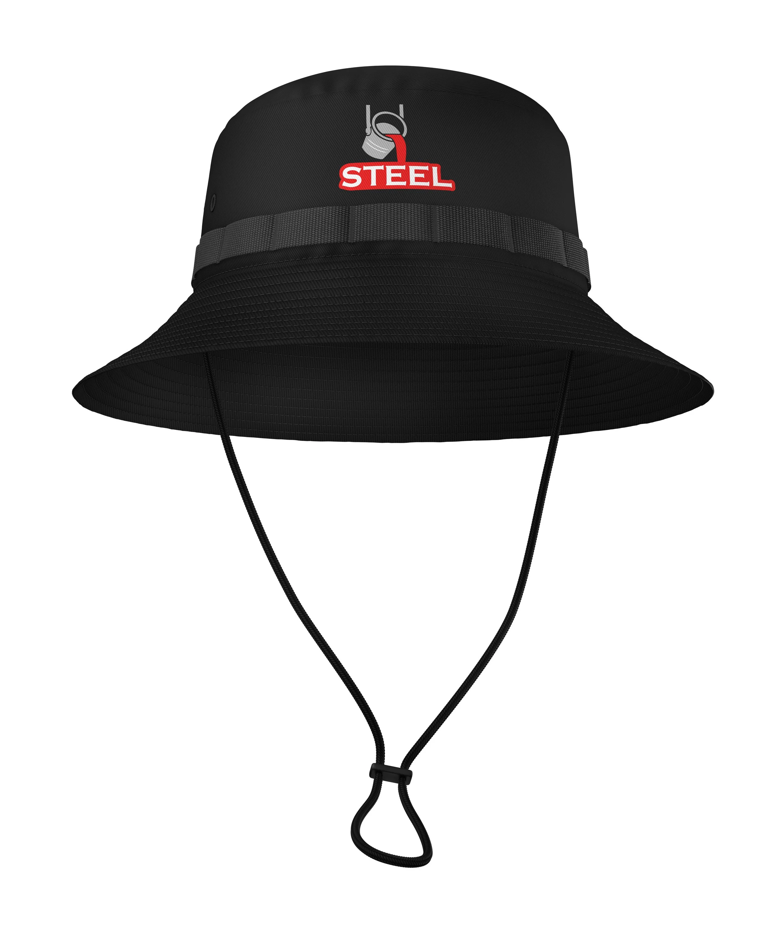 Steel Black Bucket Hat