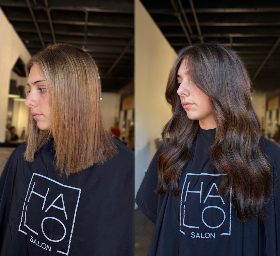 caught your eye, right? 😉 @jacqulynrbrooks is our newest @invisiblebeadextensions certified stylist

you can have it all. length, fullness, a color that is perfectly curated for only you! consultations are available with all of our IBE stylists.