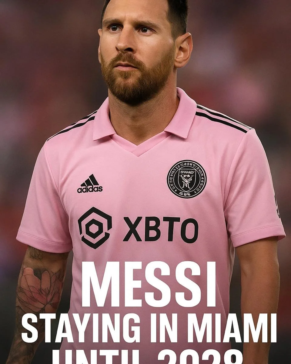 🔥 Breaking News for all soccer fans! 🔥
Leo Messi is staying with Inter Miami until 2028! 🩷⚽️ The GOAT isn&rsquo;t going anywhere &mdash; more magic, more goals, more greatness right here in the U.S.

Drop a comment if you LOVE this news! 👇🐐💬
#M