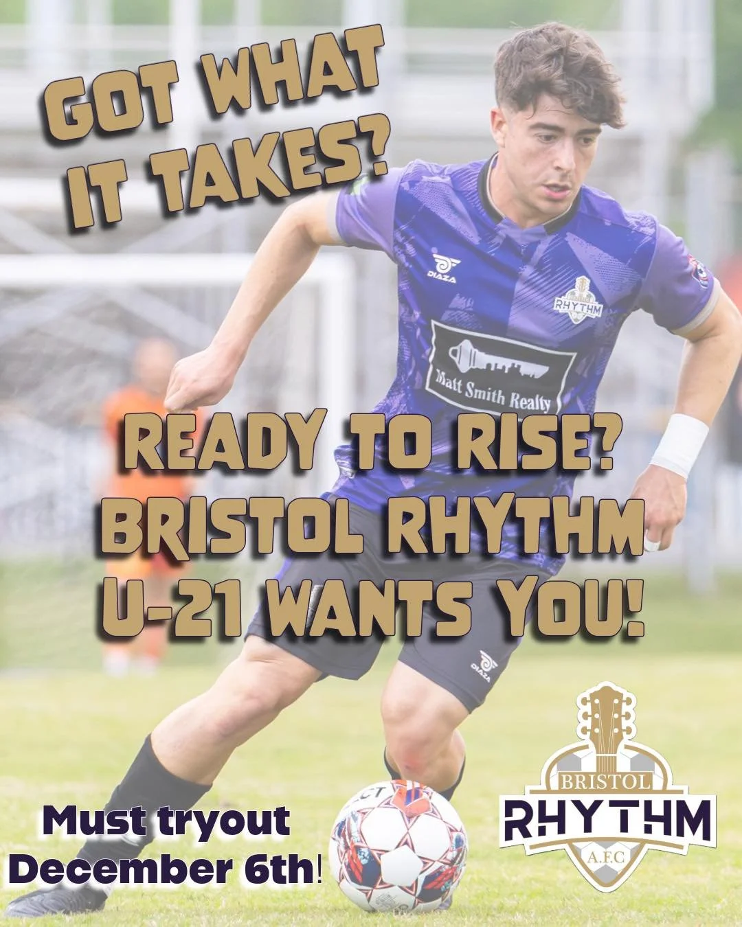 The Bristol Rhythm AFC is excited to launch our very first U-21 team this season!

Our mission has always been to grow and develop soccer talent in the region, and now we&rsquo;re taking it to the next level&mdash;providing local high school, post-hi