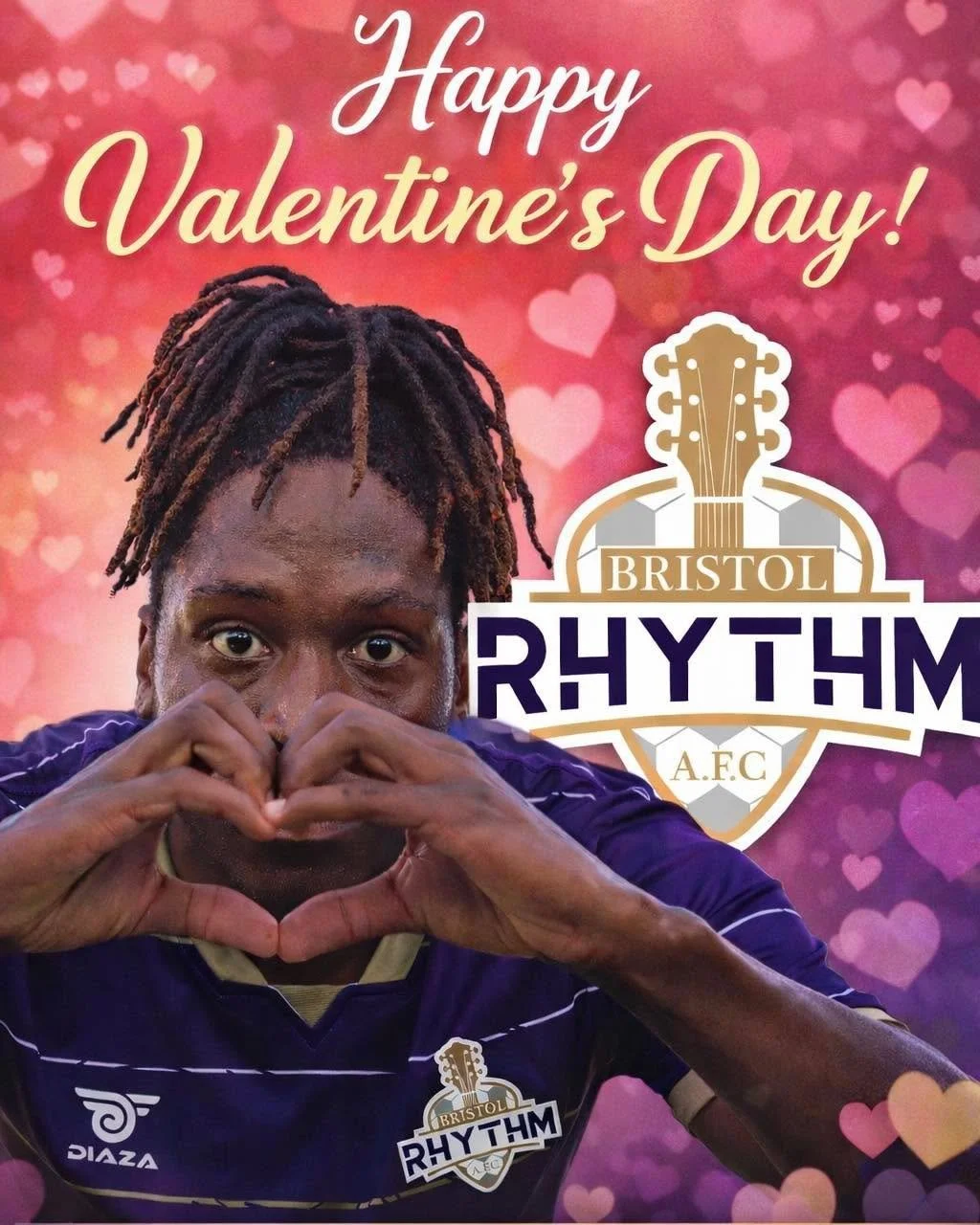 Happy Valentine&rsquo;s Day from Bristol Rhythm AFC! 💜⚽️

Thank you for being part of our family and showing us what true support and passion look like every day.

One City. Two States. One Team. 

#uptherhythm #therhythmisgonnagetyou #feeltherhythm