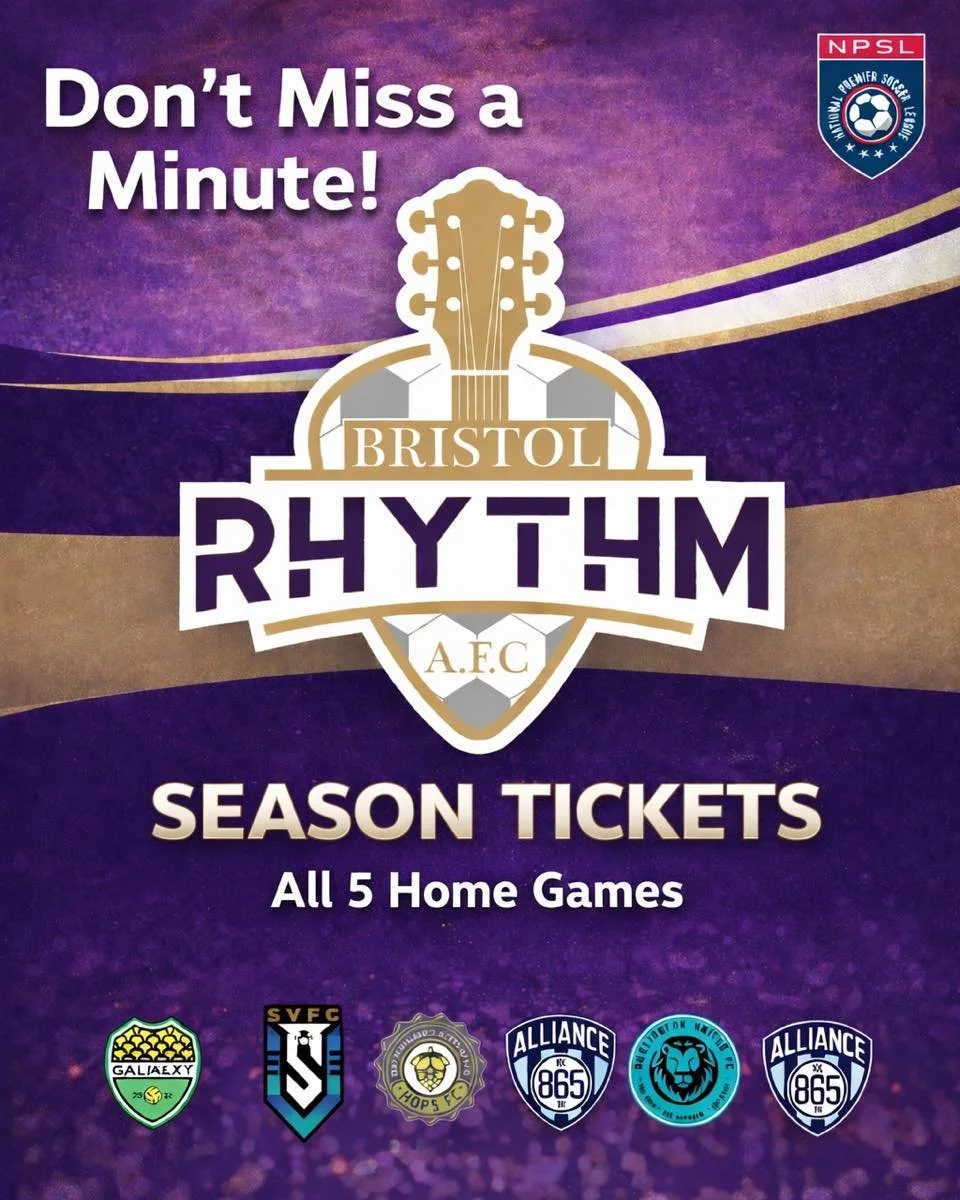 🚨 Don&rsquo;t miss a minute of the action this season! 🚨 

Secure your seat and experience every goal, save, and celebration with Season Tickets.🎟️ 

⚽ Access to all home matches
⚡ Be part of the Rhythm family

🎶 One City. Two States. One Team.
G