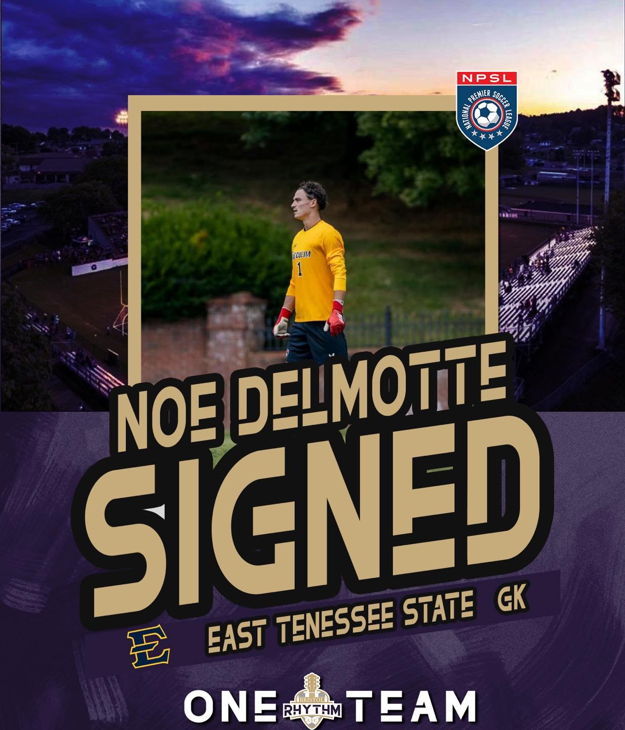 📣 WELCOME NOE DELMOTTE &mdash; OUR NEW GOALKEEPING WALL!

From Tusculum and ETSU, this keeper doesn&rsquo;t just stop shots &mdash; he demands respect. Big hands, lightning reflexes, and the calm under fire that makes him a nightmare for opposing st