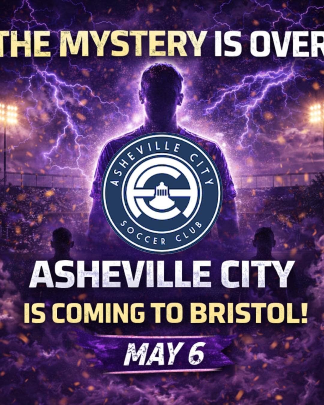 🚨 RHYTHM NATION -THE WAIT IS OVER! 🚨 

The mystery is finally revealed&hellip;

🔥 Asheville City SC is coming to Bristol for our May 6th friendly! 🔥

Get ready for an electric night of soccer as the Rhythm take on one of the top clubs in the regi