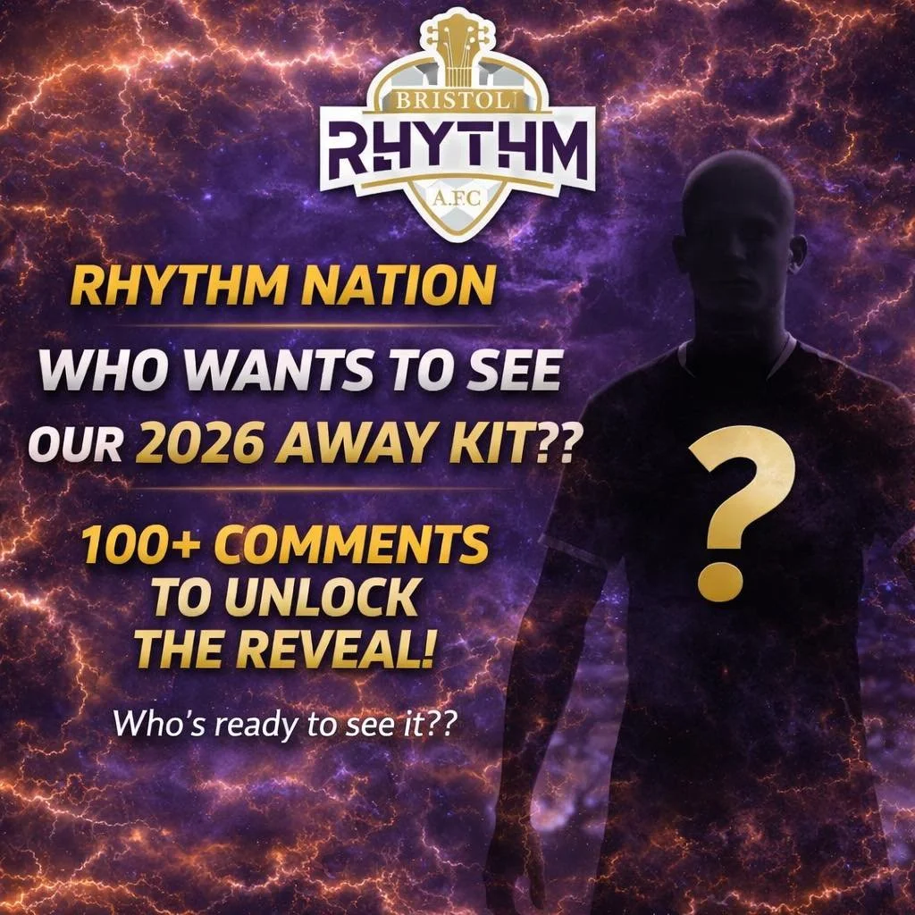 🚨 RHYTHM NATION&hellip;..IT&rsquo;S UP TO YOU 🚨

Y&rsquo;all want to see the 🔥 2026 AWAY KIT 🔥 or what?!

We&rsquo;re dropping it TODAY&hellip; BUT ONLY IF you bring the energy 👀

💥 100 COMMENTS = WE RELEASE THE KIT 💥

Tag your crew.
Share thi