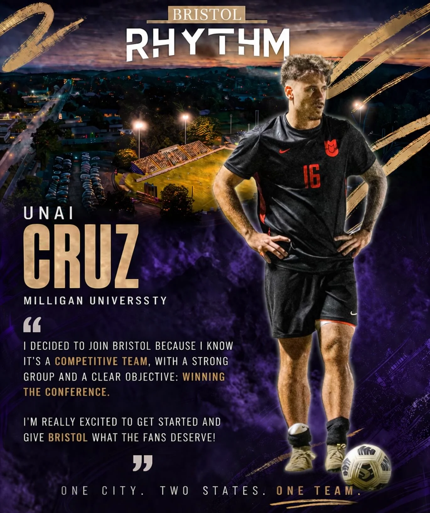 Rhythm Nation&hellip; you hearing this?!

Our players are choosing Bristol for ONE reason&hellip;

🔥 The culture
🔥 The energy
🔥 YOU

Drop a 💜 if you&rsquo;re ready to back this squad all season long.

#uptherhythm #onecitytwostatesoneteam #therhy