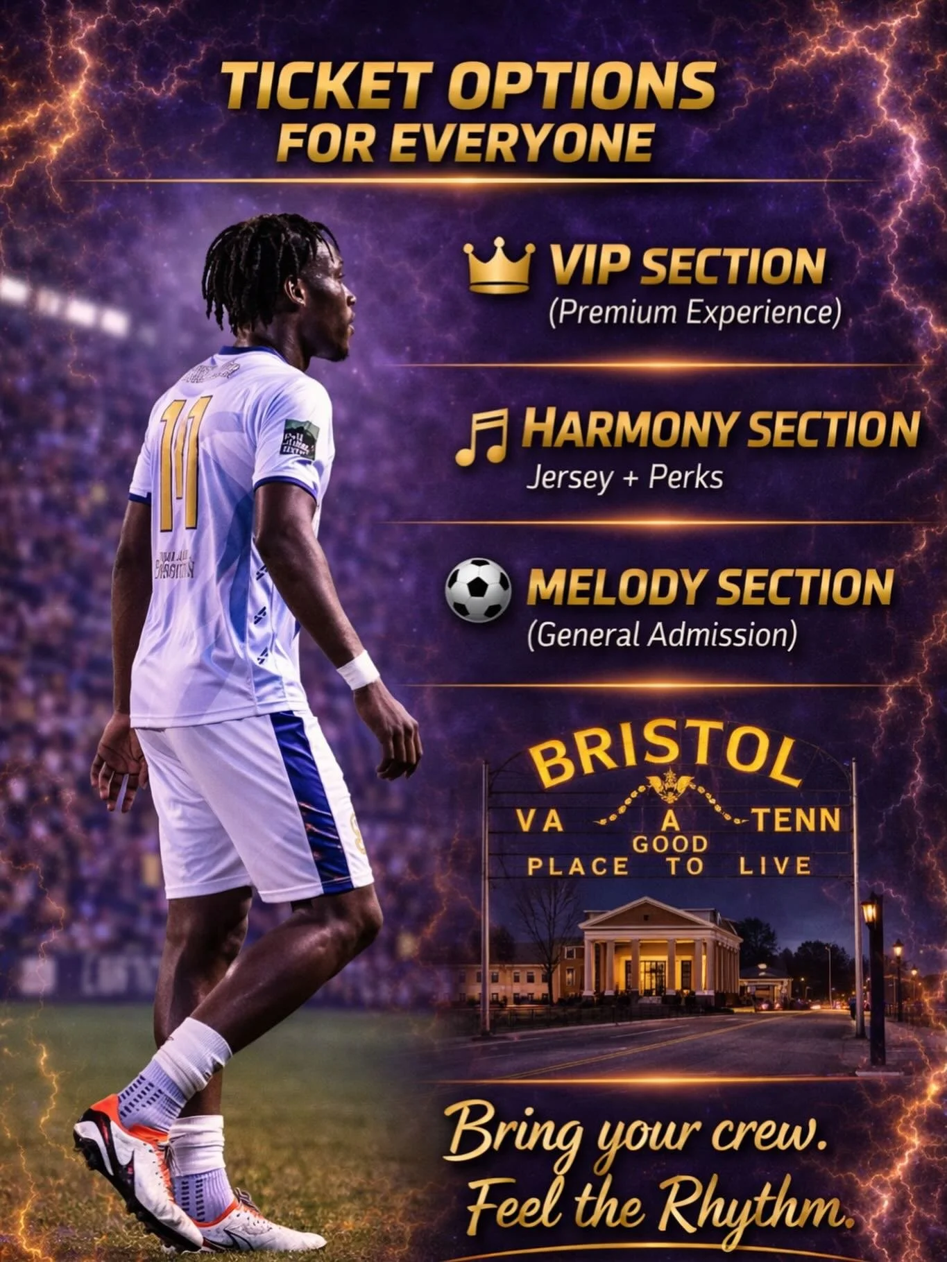 🔥 May 6th&hellip; it all begins.
Don&rsquo;t miss a moment&mdash;secure your season tickets now:
https://www.bristolrhythmafc.com/ticket-packages