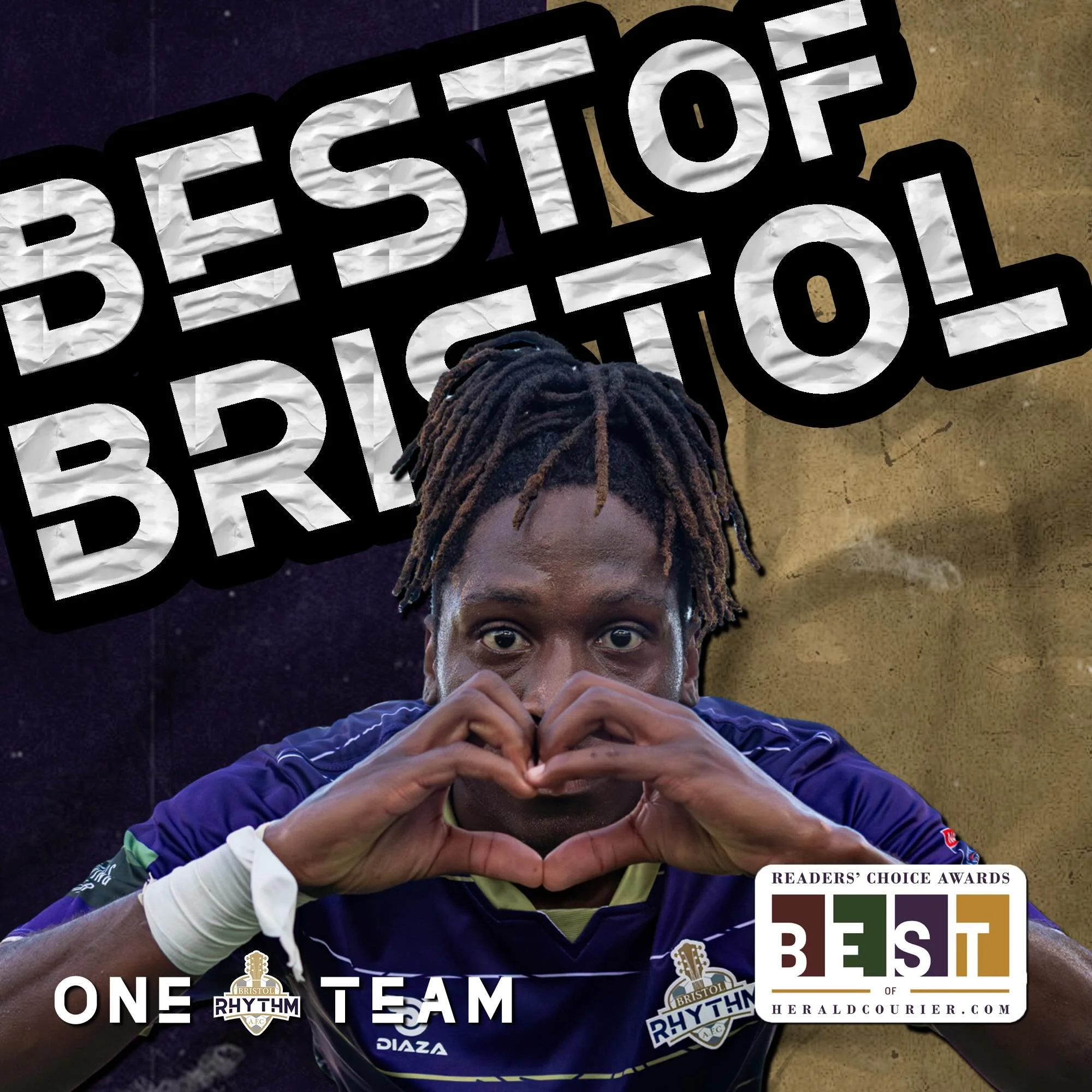 RHYTHM NATION&hellip; WE DID IT! 🏆💜

Because of YOU, Bristol Rhythm AFC has officially been named #1:

🥇 Best Family / Child Entertainment

🥇 Best Outdoor Activity

in the 2026 Readers&rsquo; Choice Awards by the Bristol Herald Courier!

From the