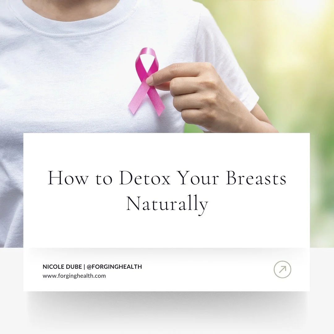 This month is breast health month and one of the best things you can do is detox your breasts, especially if breast cancer runs in your family or you&rsquo;re planning to conceive. 

Why? Your breasts have lots of lymphatic pathways, and if they get 