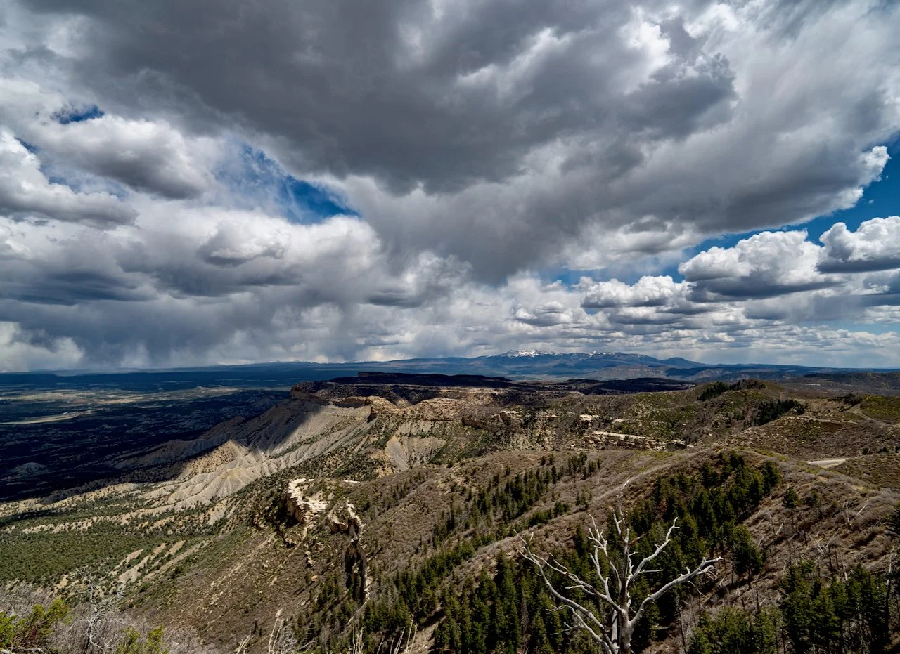 Everything, south from Mesa Verde National Park,
Cortez, CO
