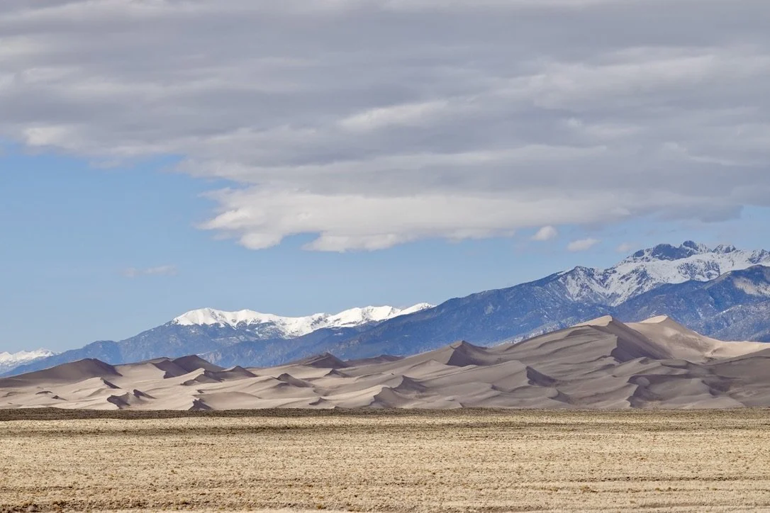 Sangre de Cristos behind the Great Sand Dunes, CO (2)