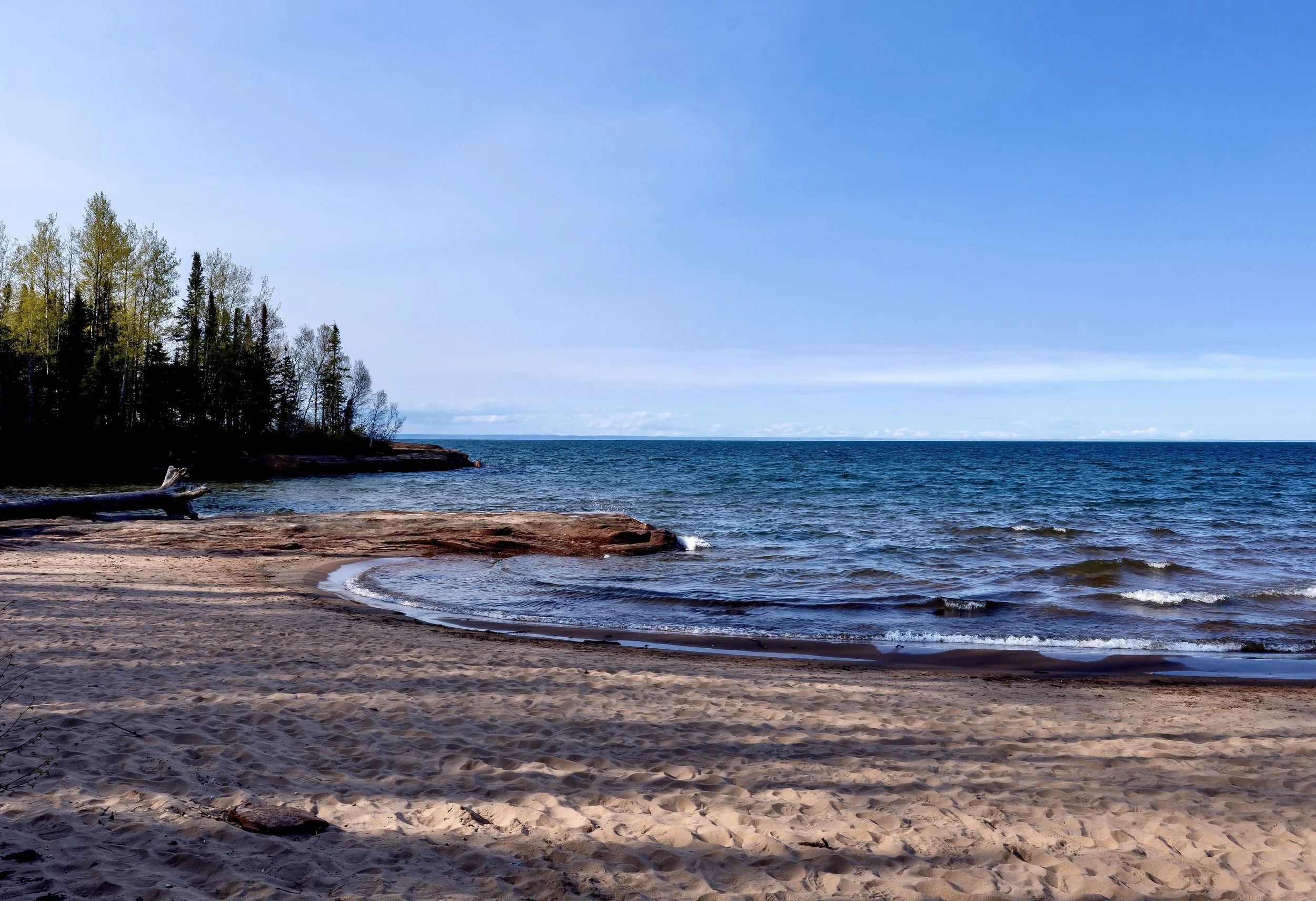 Quarry Point, Lake Superior,
Port Wing, WI