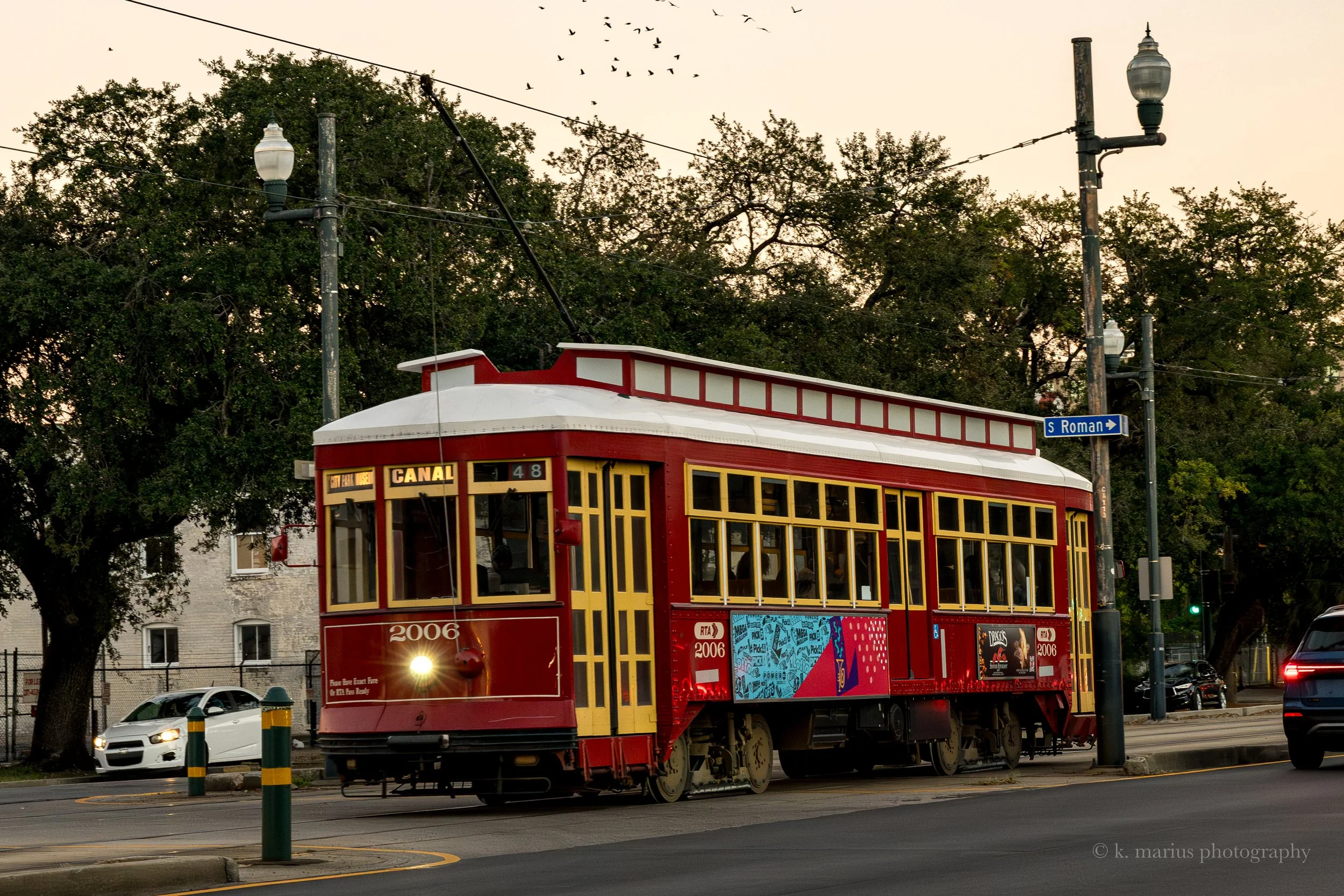 Canal street trolley, New Orleans