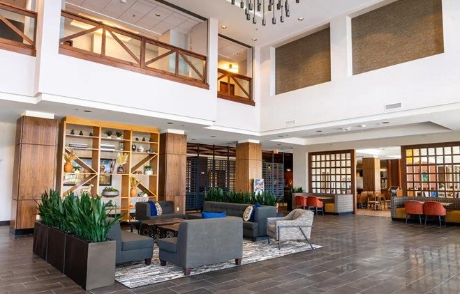 Lobby of the Drury Plaza Hotel Dallas Arlington