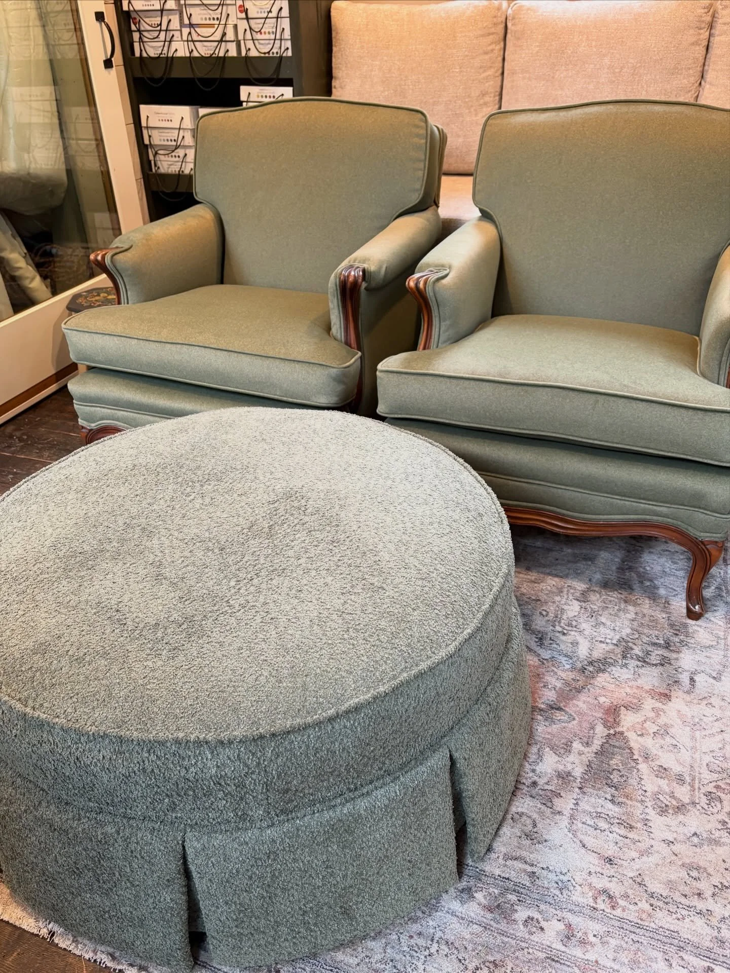 I&rsquo;ve become terrible at documenting my custom upholstery projects. I would say that I aim to be better in 2026 but I don&rsquo;t think that&rsquo;s entirely true. However, I am pretty pleased with these transformations. We have a lot of large p