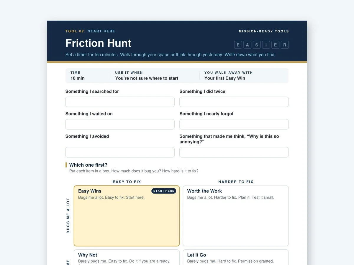 Step 2 Friction Hunt