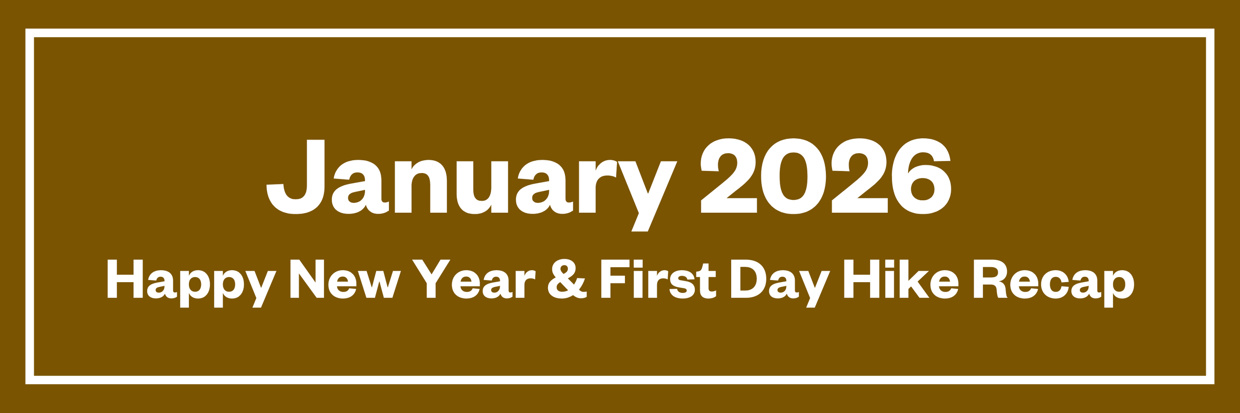 Click here to read our newsletter from January 2026