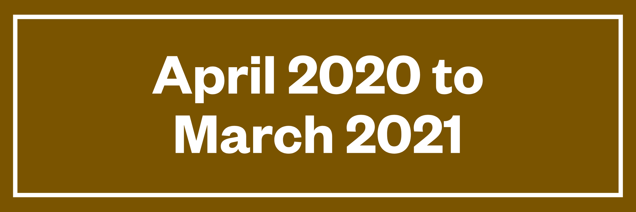 Click here to view our Form CHAR500 for April 2020 to March 2021