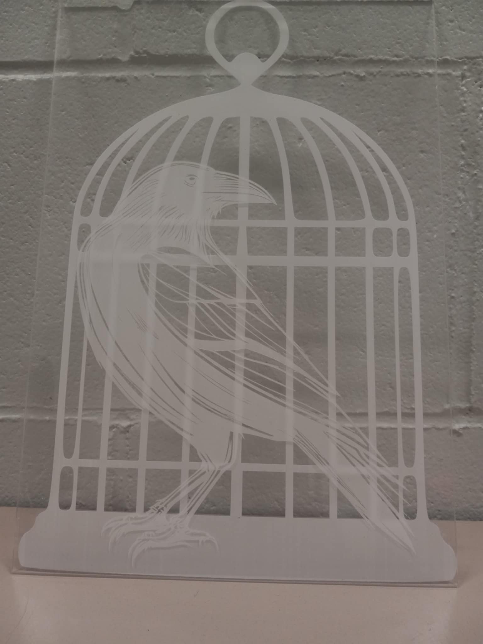 Casse tête : L'oiseau et la cage. (200 morceaux)