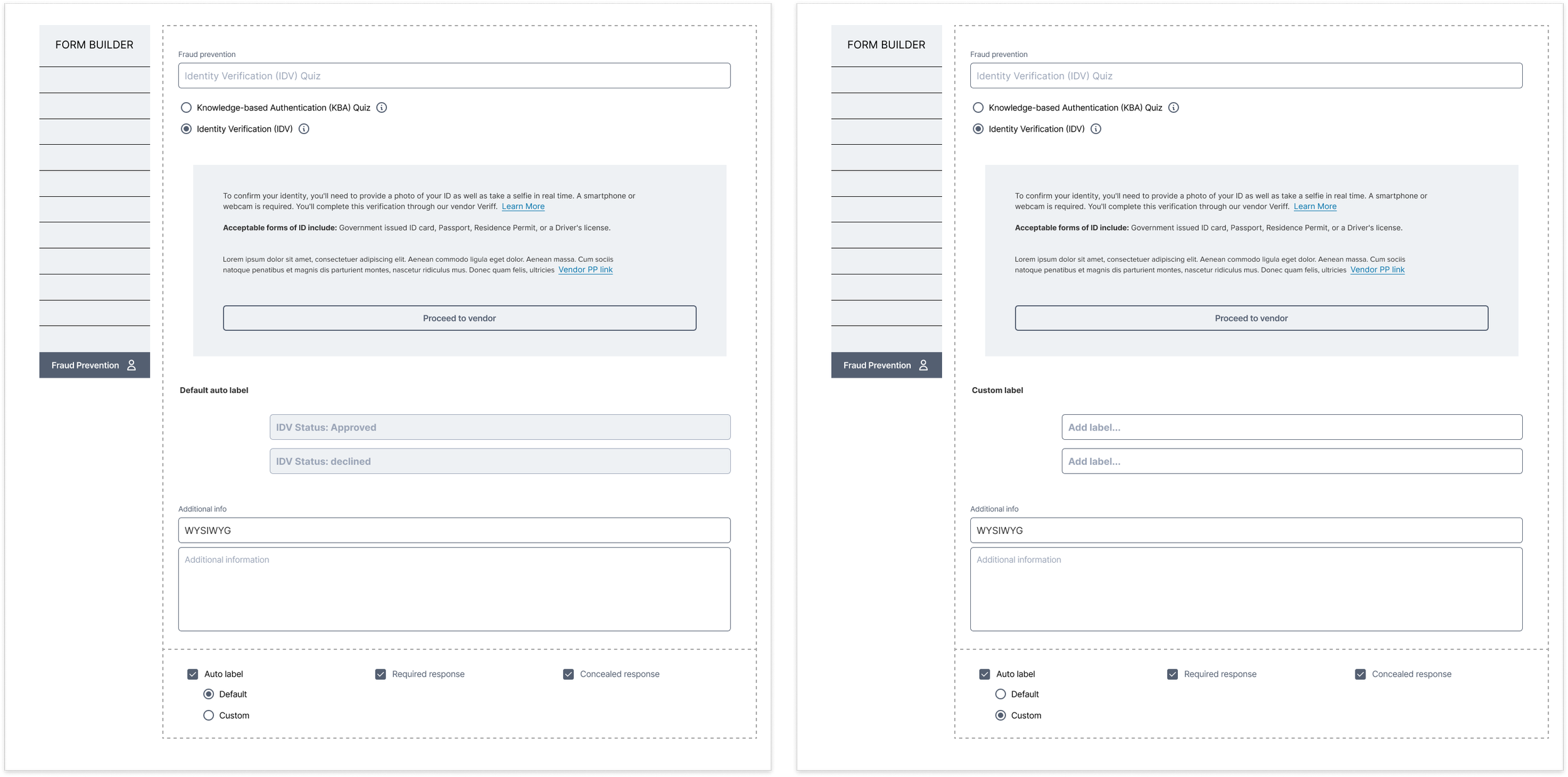 IDV_Form builder (organization) 