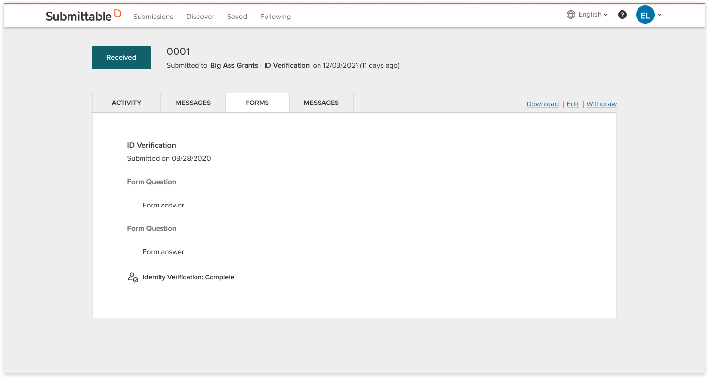 IDV_Form submission (applicant)