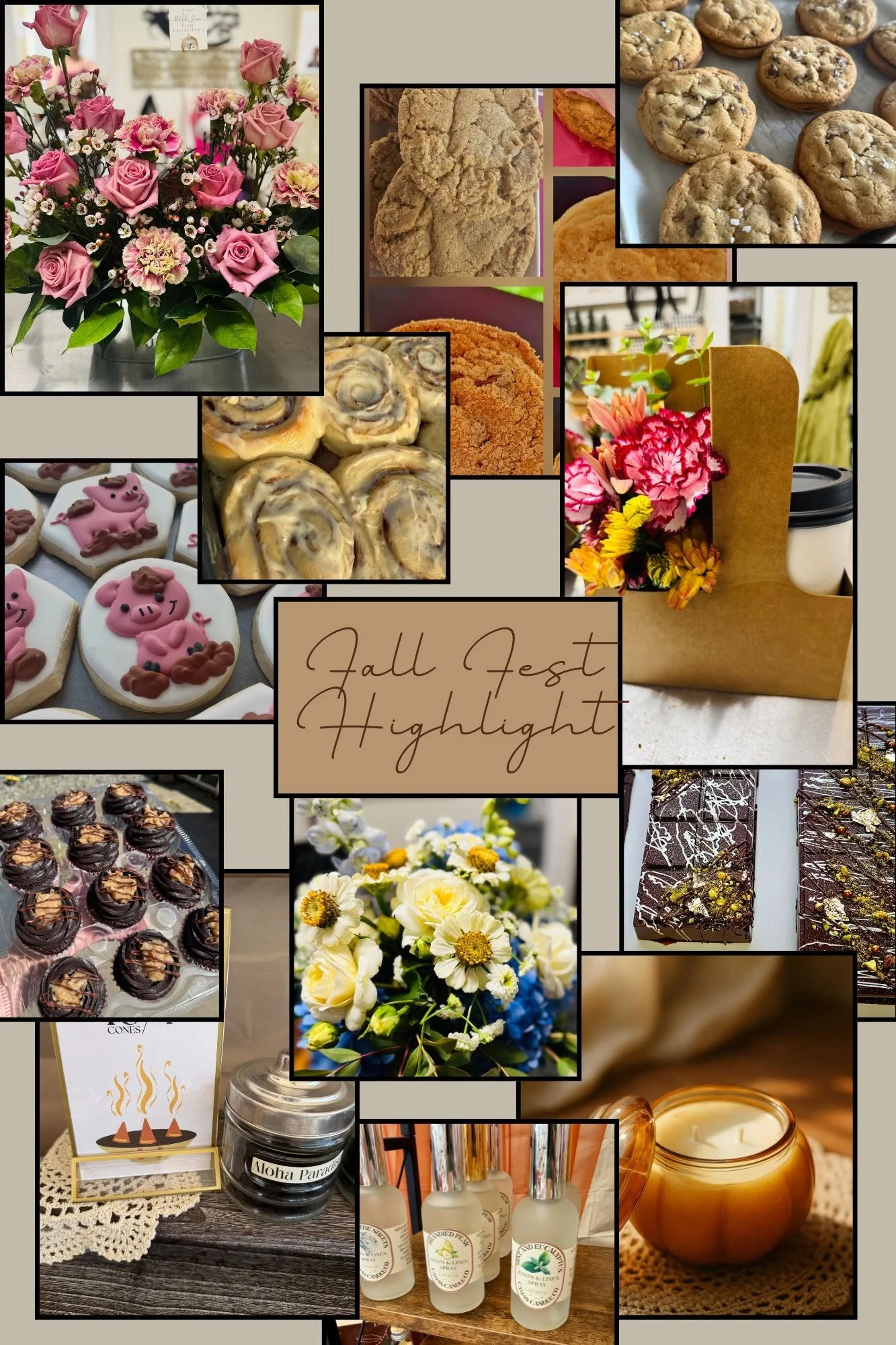 Vendors Here: Blomst Bakes, Camas Candle Company, Careezys, Cassadellys, Cookie Vandal.