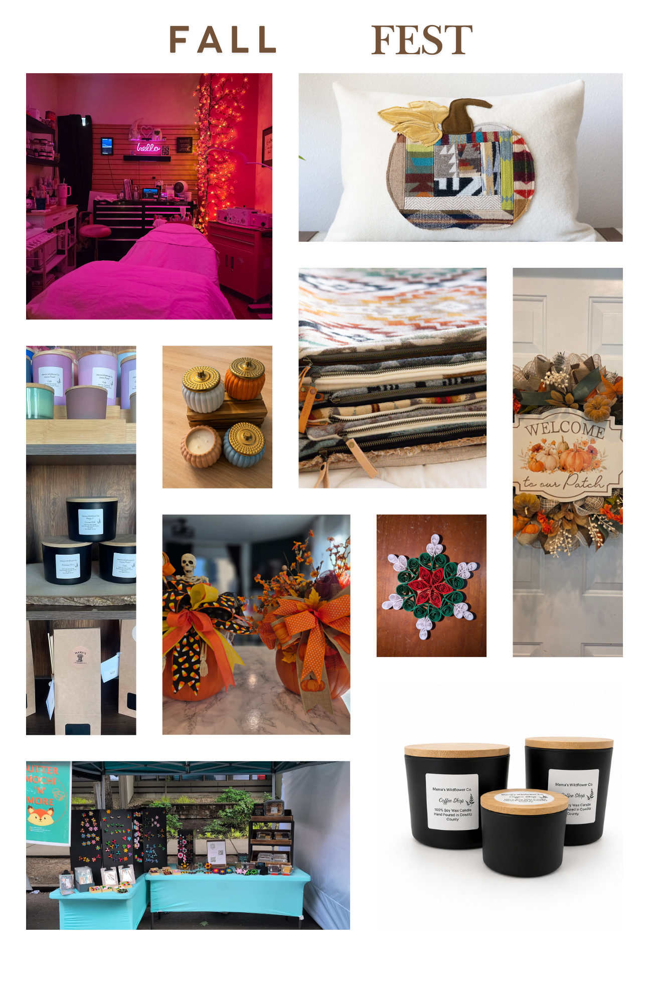 ✨Eighth Vendor Highlight!✨

Here is our EIGHTH Vendor highlight for this year’s Fall Fest! Leading up to the Fall Fest, we will highlight a few vendors daily during the week. Today, we’re featuring KraftyKristiP, Sebastiancraftco & Littlemissbaketres