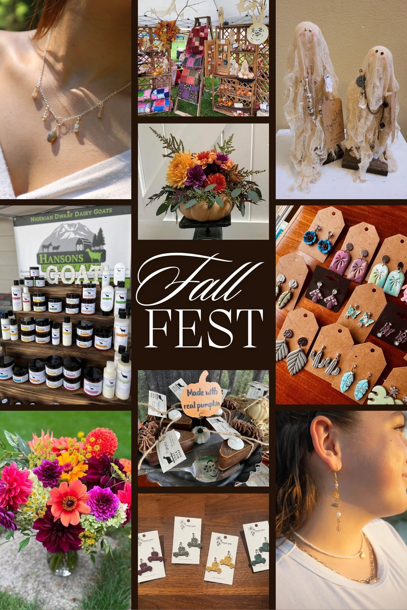 Vendors Here: Erin Voeltz Designs, Flowers by Jac, Gleaming Goods, Hannah Lynne Handmade, Hanson’s Hideaway Farm.