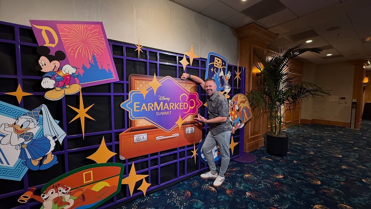 Kicking off the Disney EarMarked Summit with the Disney Destinations Expo, and what an incredible start! ✨
This area showcases all things Disney Destinations &mdash; from Walt Disney World and Disneyland to Disney Cruise Line, Adventures by Disney, a