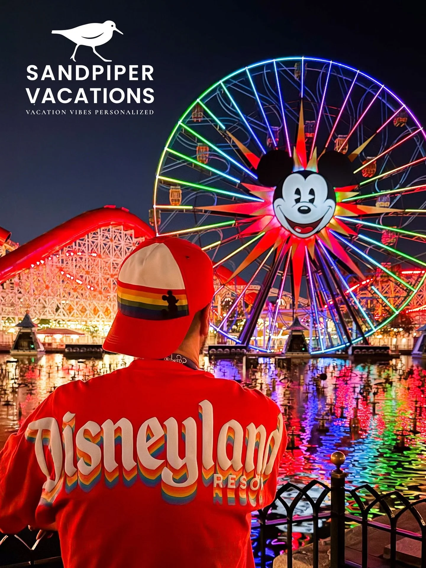 Hi and welcome if you are new here! We are Sandpiper Vacations and we are so excited to have you here.

We are a full service travel agency that specializes in Disney Destinations, cruises, LGBTQ family travel, all inclusive resorts, and unforgettabl