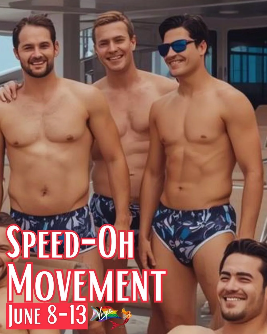 That confidence this weekend knowing the countdown is ON 😌🔥

Because in just a few weeks you're on vacation AND stepping onto a floating playground full of the best people aboard Resilient Lady with Virgin Voyages. Welcome to The Speed-Oh Movement 