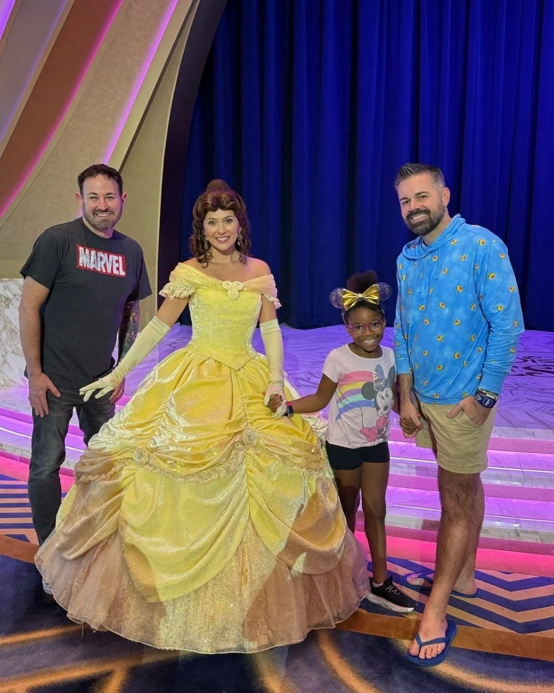 We Are Disney Dads ✨

Of course, we waited in that virtual queue to secure a spot at Royal Gathering just so Piper could meet her favorite princesses. 👑

Of course, we&rsquo;re pulling the wagon into Lookout Cay, effortlessly&mdash;because when it c