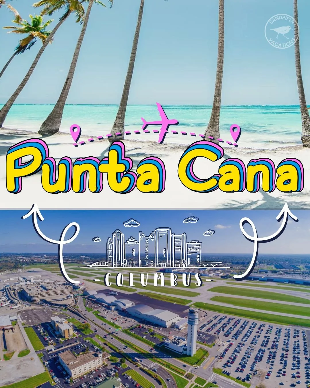✈️ BIG news for Columbus travelers! 🌴

Starting January 2027, Columbus will have a brand-new nonstop flight to Punta Cana! This exciting addition makes it easier than ever to escape to one of the Caribbean's most beautiful all-inclusive destinations
