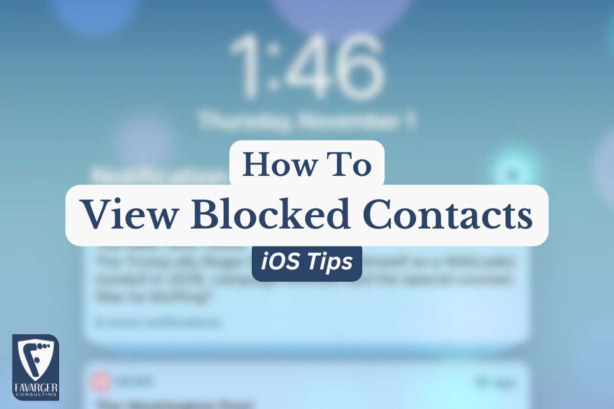 How to View Blocked Contacts on iPhone