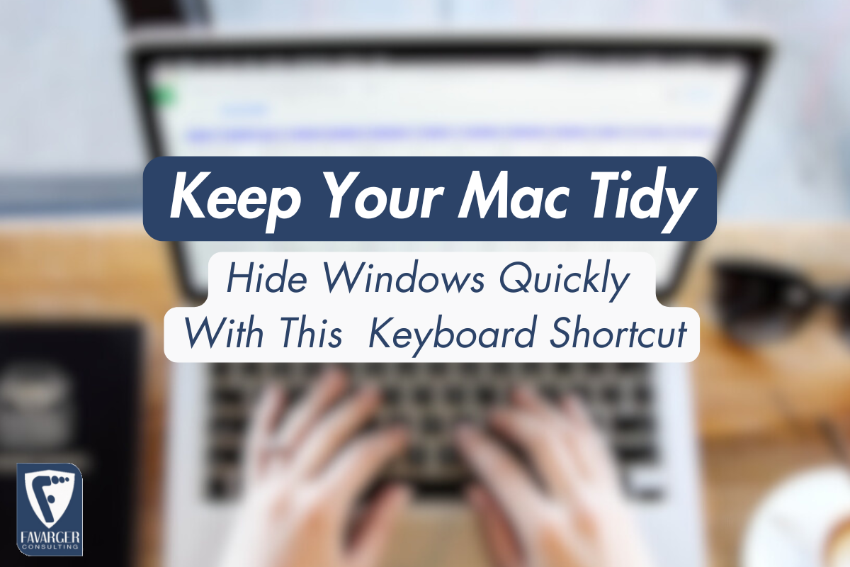 Hide Windows Quickly With This Keyboard Shortcut