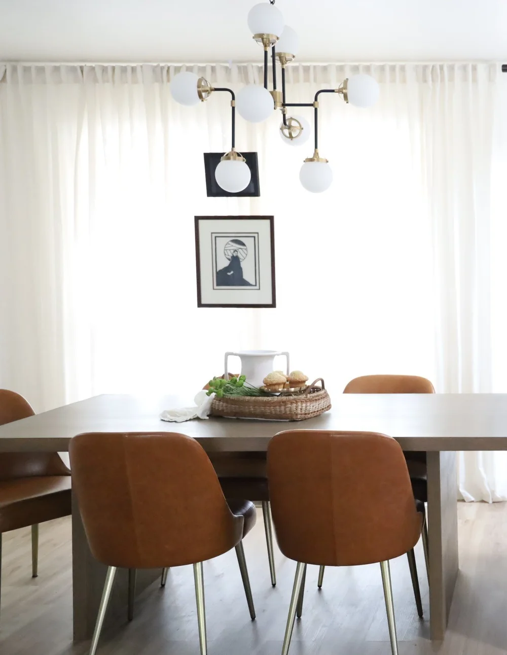 Custom Red Oak Dining Table