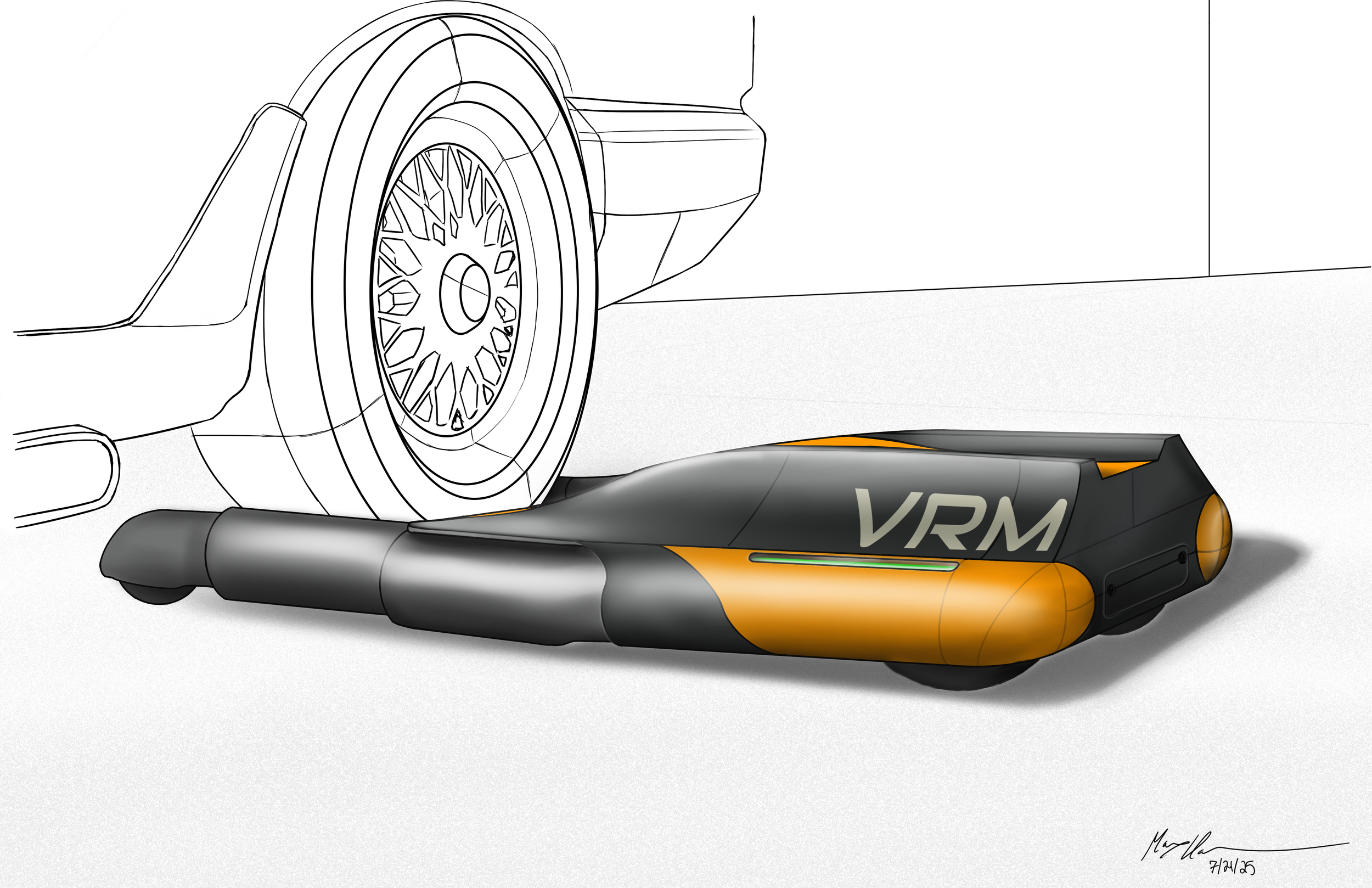 First VRM Concept - Photoshop and Procreate
