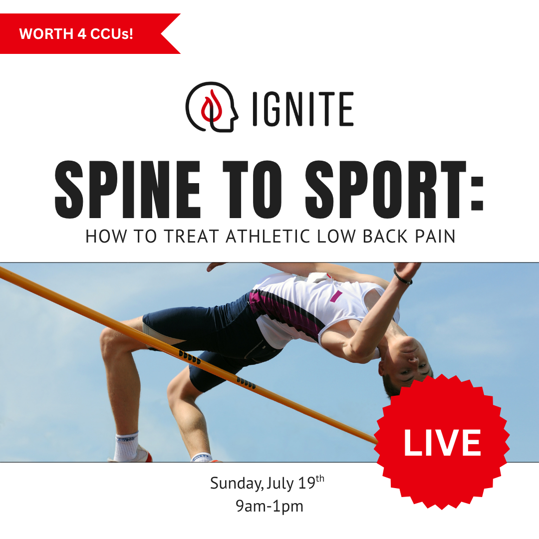 Spine to Sport: How to Treat Athletic Low Back Pain