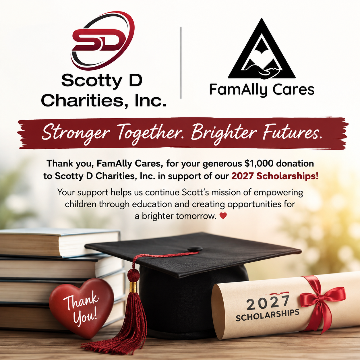 A Heartfelt Thank You to FamAlly Cares