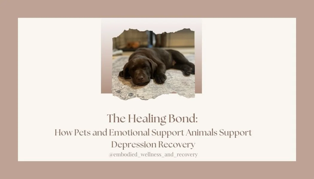 The Healing Bond: How Pets and Emotional Support Animals Support Depression Recovery</span>