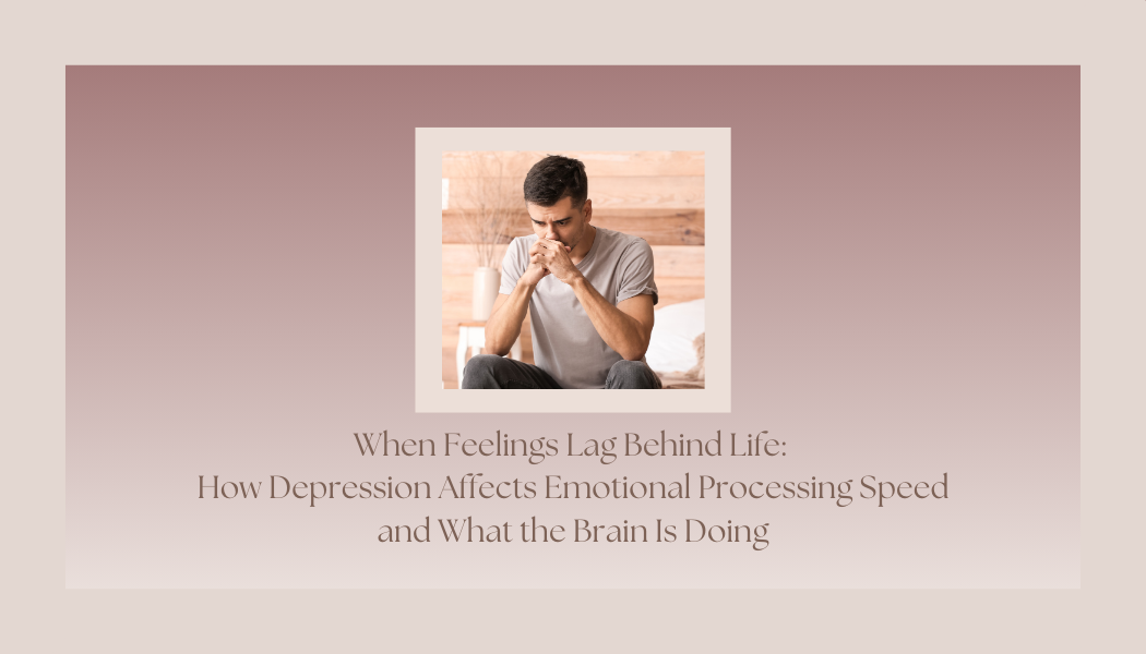  When Feelings Lag Behind Life: How Depression Affects Emotional Processing Speed and What the Brain Is Doing
