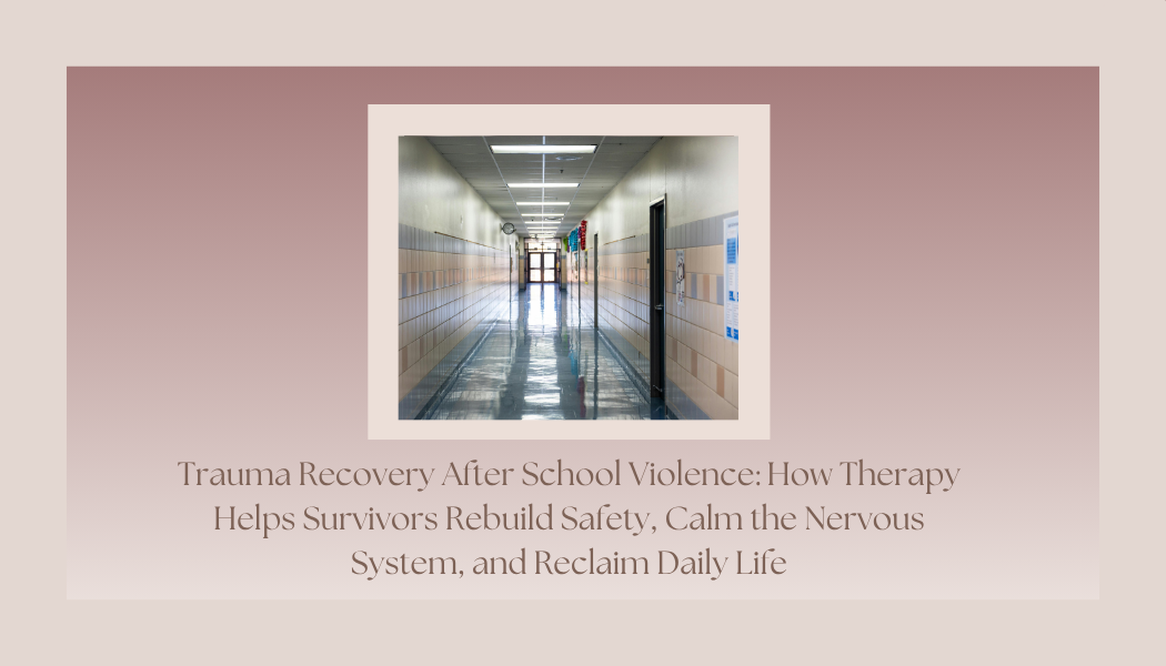 Trauma Recovery After School Violence: How Therapy Helps Survivors Rebuild Safety, Calm the Nervous System, and Reclaim Daily Life</span>