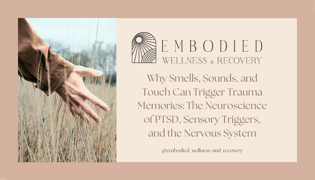 Why Smells, Sounds, and Touch Can Trigger Trauma Memories: The Neuroscience of PTSD, Sensory Triggers, and the Nervous System</span>