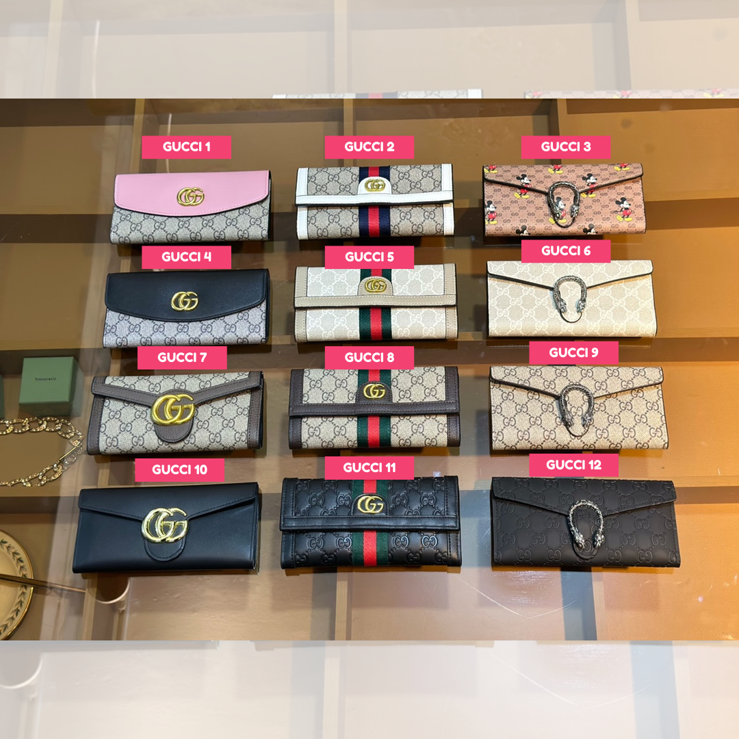 Gucci Long Wallet - $25 each.png